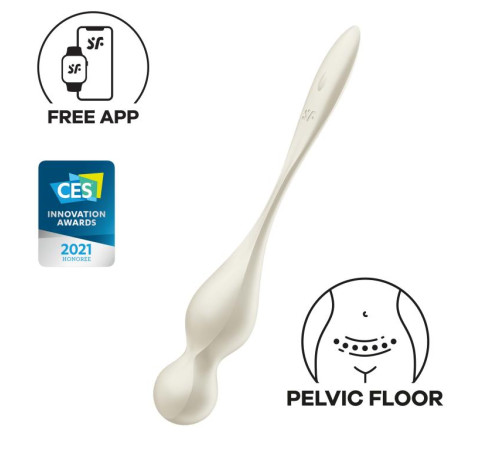 Белые вагинальные шарики Love Birds 1