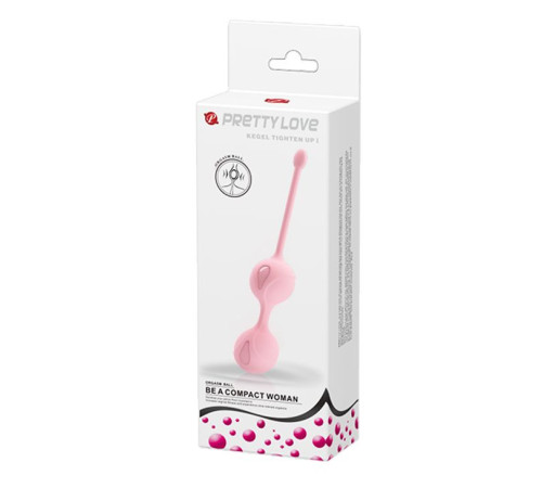 Нежно-розовые вагинальные шарики Kegel Tighten Up I