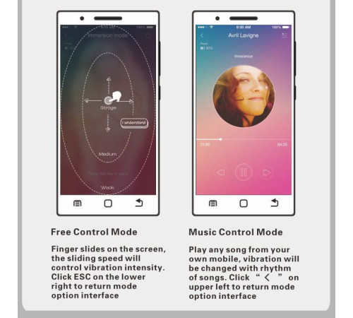 Лиловые вагинальные шарики Elvira с управлением через смартфон