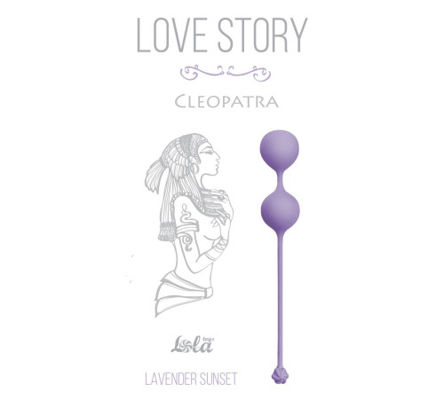 Сиреневые вагинальные шарики Cleopatra Lavender Sunset Сиреневые вагинальные шарики Cleopatra Lavender Sunset