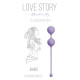 Заказать Сиреневые вагинальные шарики Cleopatra Lavender Sunset