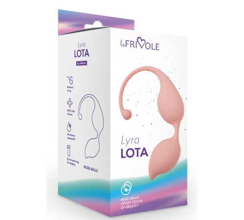 Персиковые вагинальные шарики Lota