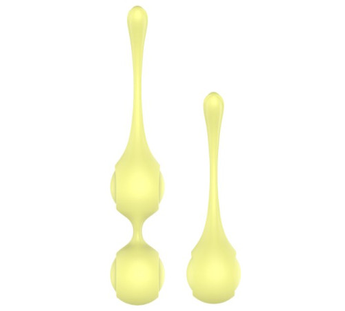 Набор желтых вагинальных шариков Lemon Squeeze