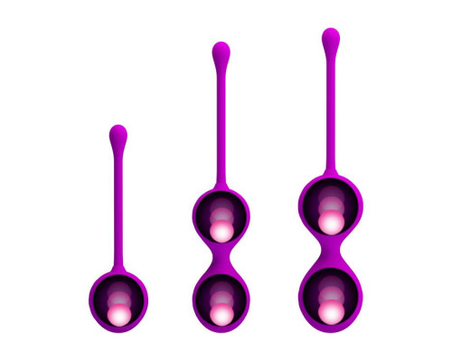 Заказать Набор лиловых вагинальных шариков Kegel Ball