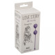 Заказать Фиолетовые вагинальные шарики Love Story Empress Lavender Sunset