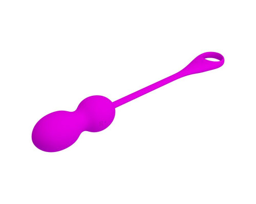 Заказать Лиловые вагинальные шарики Elvira с управлением через смартфон