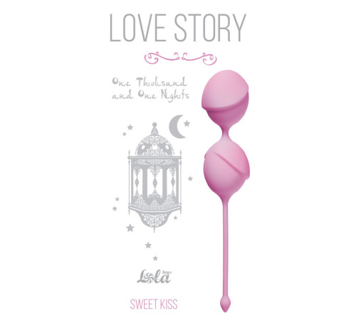 Розовые вагинальные шарики One Thousand and One Nights
