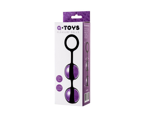Заказать Фиолетово-чёрные вагинальные шарики TOYFA A-toys Заказать Фиолетово-чёрные вагинальные шарики TOYFA A-toys