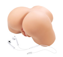 Телесный мастурбатор Olivia с 2 любовными отверстиями