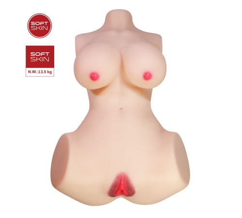 Мастурбатор-торс Aveline с 2 любовными тоннелями