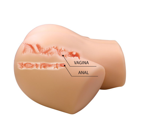 Телесный полноразмерный мастурбатор Anaid