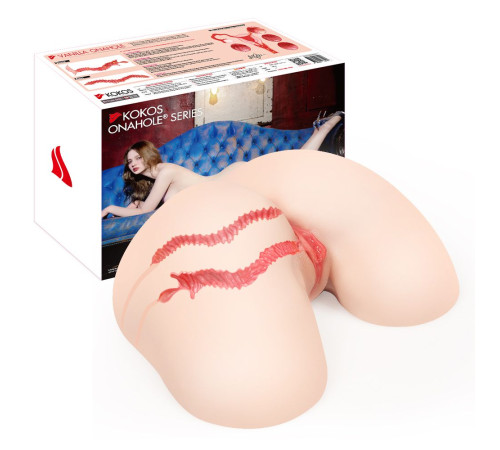 Мастурбатор-полуторс с двойным слоем материала Vanilla Onahole