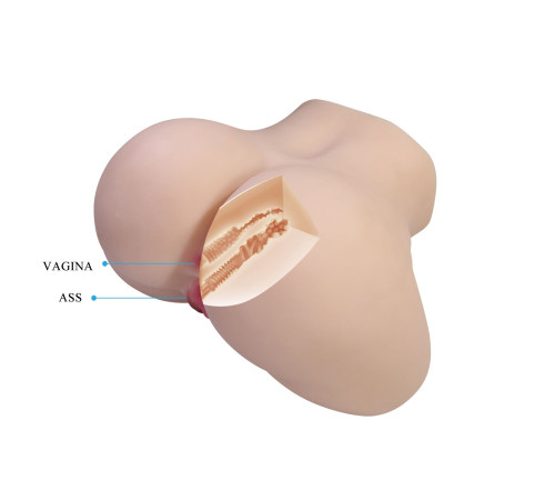 Телесный мастурбатор Liora с вибрацией