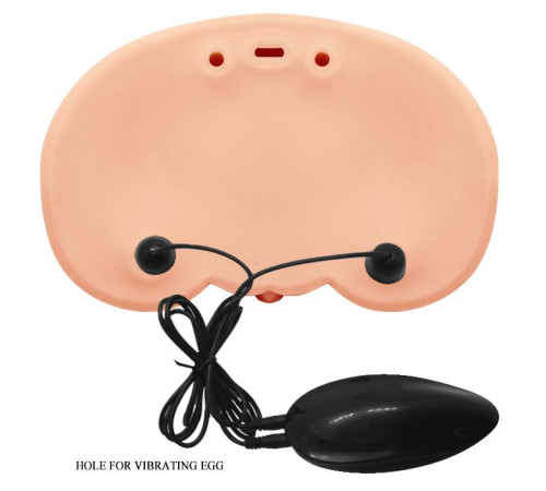 Телесная вибровагина Judy