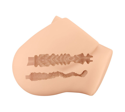 Телесный мастурбатор-полуторс Rolonda