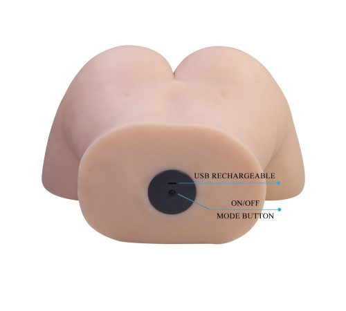 Телесный мастурбатор Liora с вибрацией