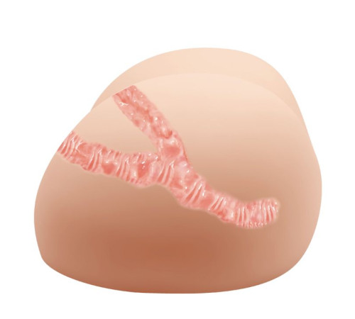 Телесная вибровагина Judy