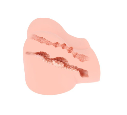 Вибрирующий мастурбатор-полуторс Olivia Say: вагина и анус