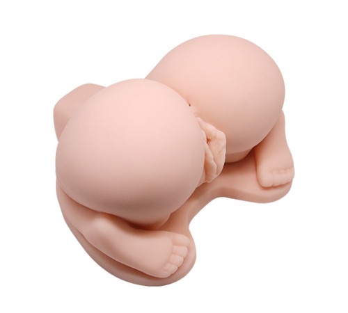 Реалистичная попка с 2 любовными тоннелями и вибрацией