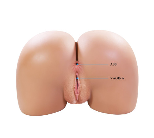 Телесный мастурбатор Julia с 2 любовными тоннелями