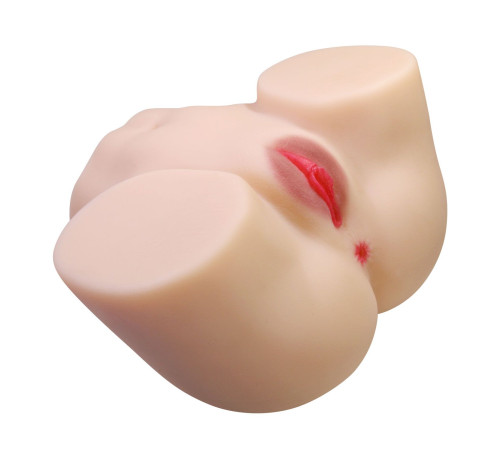Телесный мастурбатор с 2 любовными отверстиями Olivia
