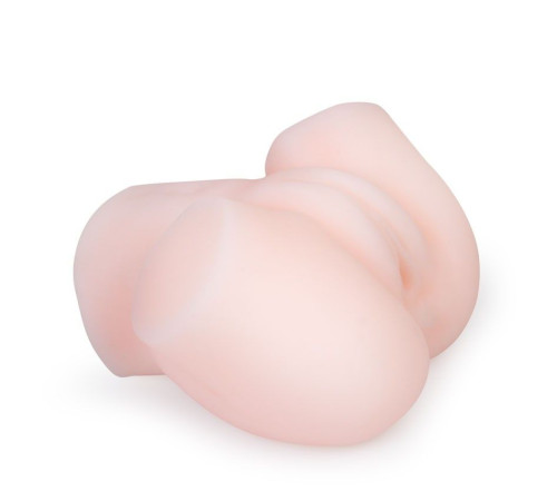 Телесный мастурбатор-вагина с 2 функциональными отверстиями