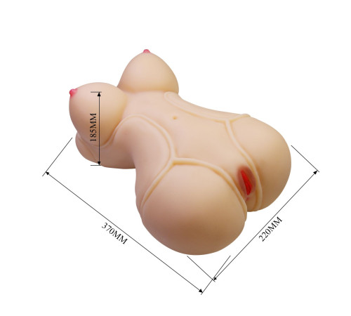 Телесный мастурбатор-торс Diana