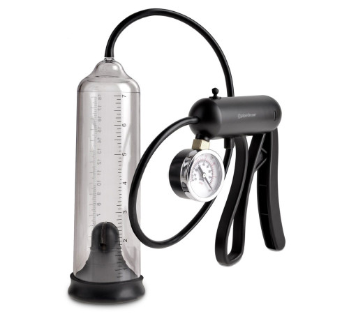 Вакуумная мужская помпа с датчиком давления Pro-Gauge Power Pump Вакуумная мужская помпа с датчиком давления Pro-Gauge Power Pump