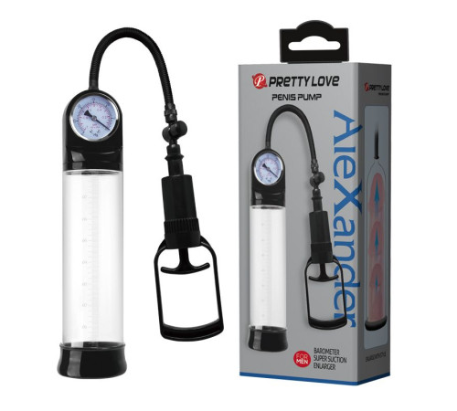Вакуумная помпа с манометром Penis Pump