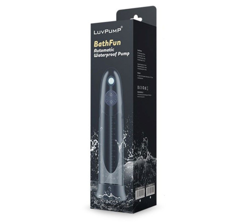 Автоматическая вакуумная помпа Bathfun с уплотнительной вставкой
