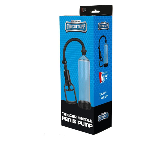 Прозрачная вакуумная помпа Trigger Handle Penis Pump Прозрачная вакуумная помпа Trigger Handle Penis Pump
