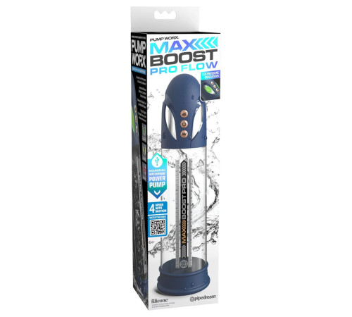 Синяя вакуумная автоматическая помпа Max Boost Pro Flow Синяя вакуумная автоматическая помпа Max Boost Pro Flow