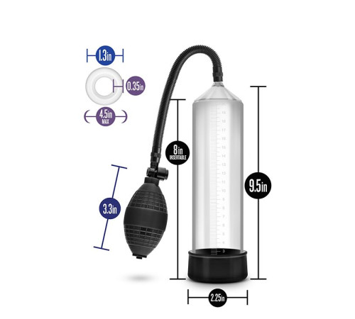Прозрачная вакуумная помпа VX101 Male Enhancement Pump