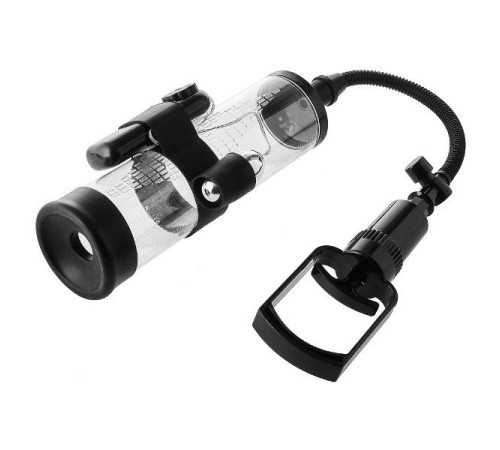 Прозрачная вакуумная помпа с вибрацией Vibrating Penis Pump