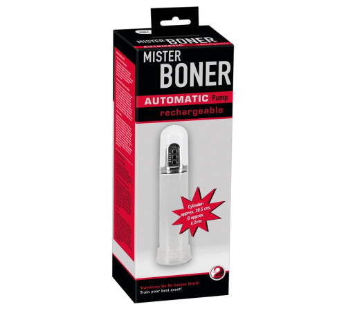 Белая автоматическая вакуумная помпа Mister Boner