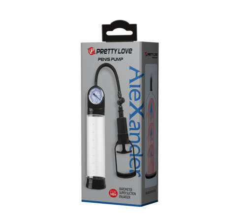 Вакуумная помпа с манометром Penis Pump