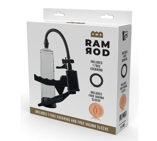 Прозрачная вакуумная помпа Pistol Penis Pump