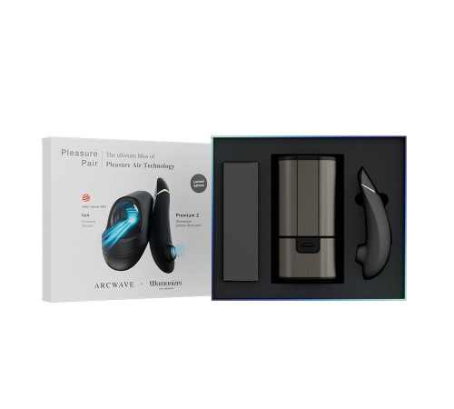 Набор для пар Pleasure Pair: мастурбатор ARCwave Ion и стимулятор Womanizer Premium 2