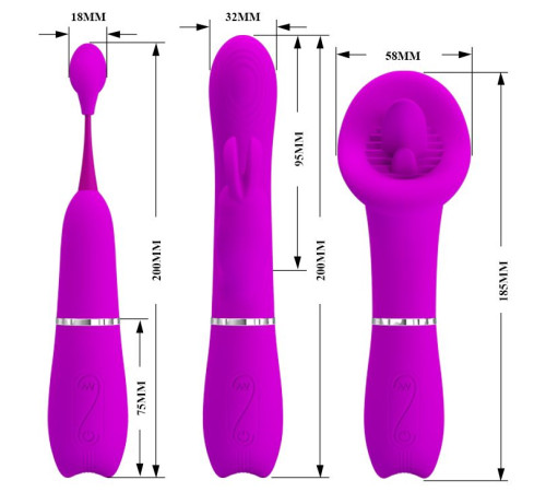 Лиловый вибронабор Thrill Kit Лиловый вибронабор Thrill Kit