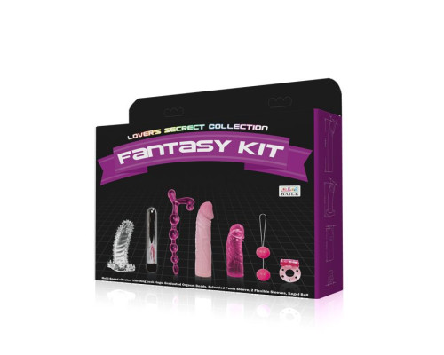 Заказать Набор для любовных игр Fantasy Kit из 7 предметов Заказать Набор для любовных игр Fantasy Kit из 7 предметов