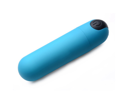 Заказать Голубая вибропуля с пультом ДУ 21X Vibrating Bullet with Remote Control
