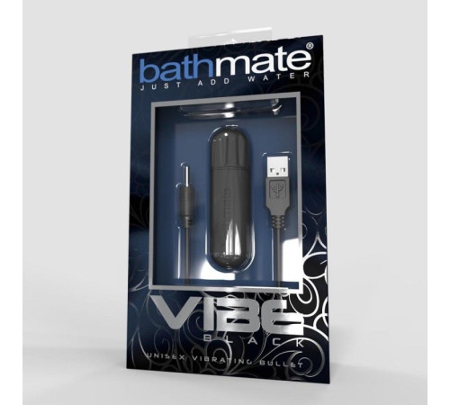 Чёрная перезаряжаемая вибропуля Bathmate Vibrating Bullet Vibe Black Чёрная перезаряжаемая вибропуля Bathmate Vibrating Bullet Vibe Black
