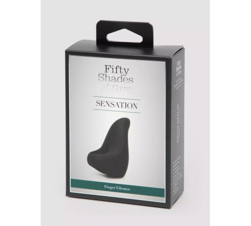 Черный вибратор на палец Sensation Rechargeable Finger Vibrator