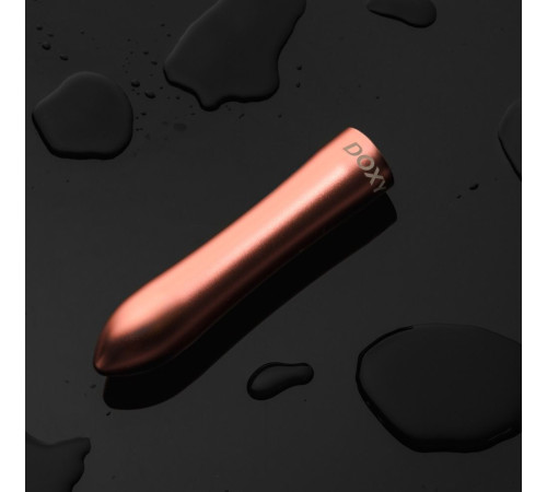 Розовая металлическая вибропуля Doxy - 12 см.