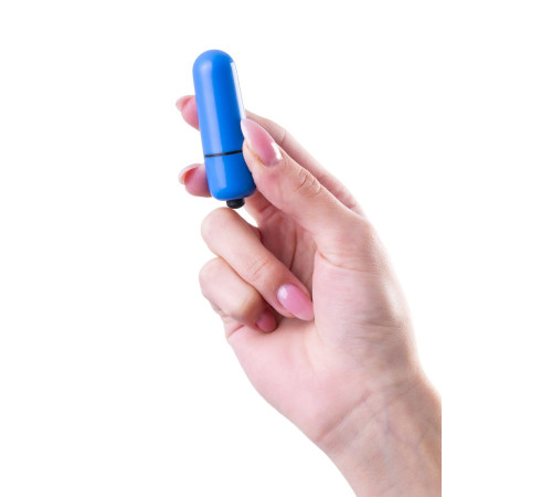 Синяя вибропуля A-Toys Braz - 5,5 см.