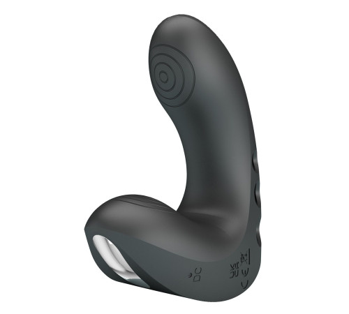 Черная вибронасадка на палец Camelia