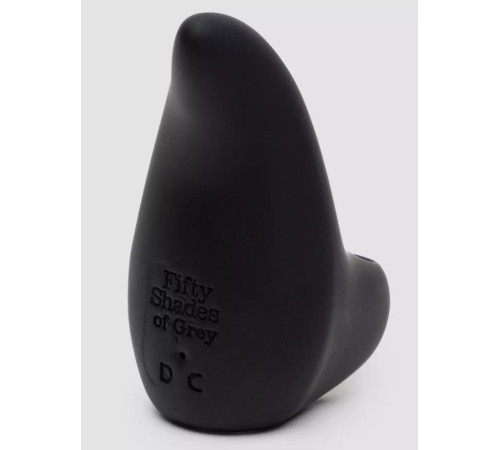Черный вибратор на палец Sensation Rechargeable Finger Vibrator