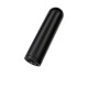Заказать Черная перезаряжаемая вибропуля RealStick CALIBER - 7 см.