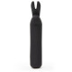 Заказать Черная вибропуля с ушками Rechargeable Rabbit Ears Bullet Vibrator