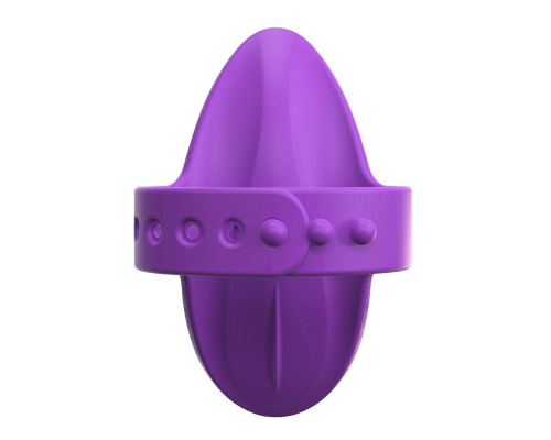 Заказать Фиолетовая вибронасадка на пальцы Finger Vibe